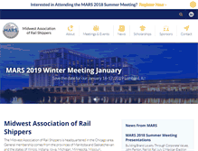 Tablet Screenshot of mwrailshippers.com